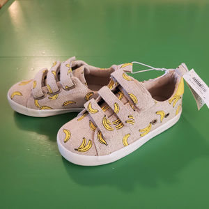 NWT Old Navy Banana Sneakers Shoes Toddler 9